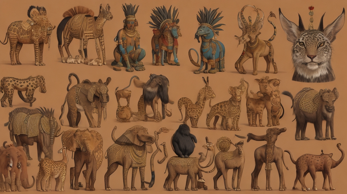 A importância dos animais na vida cotidiana e na cultura africana antiga