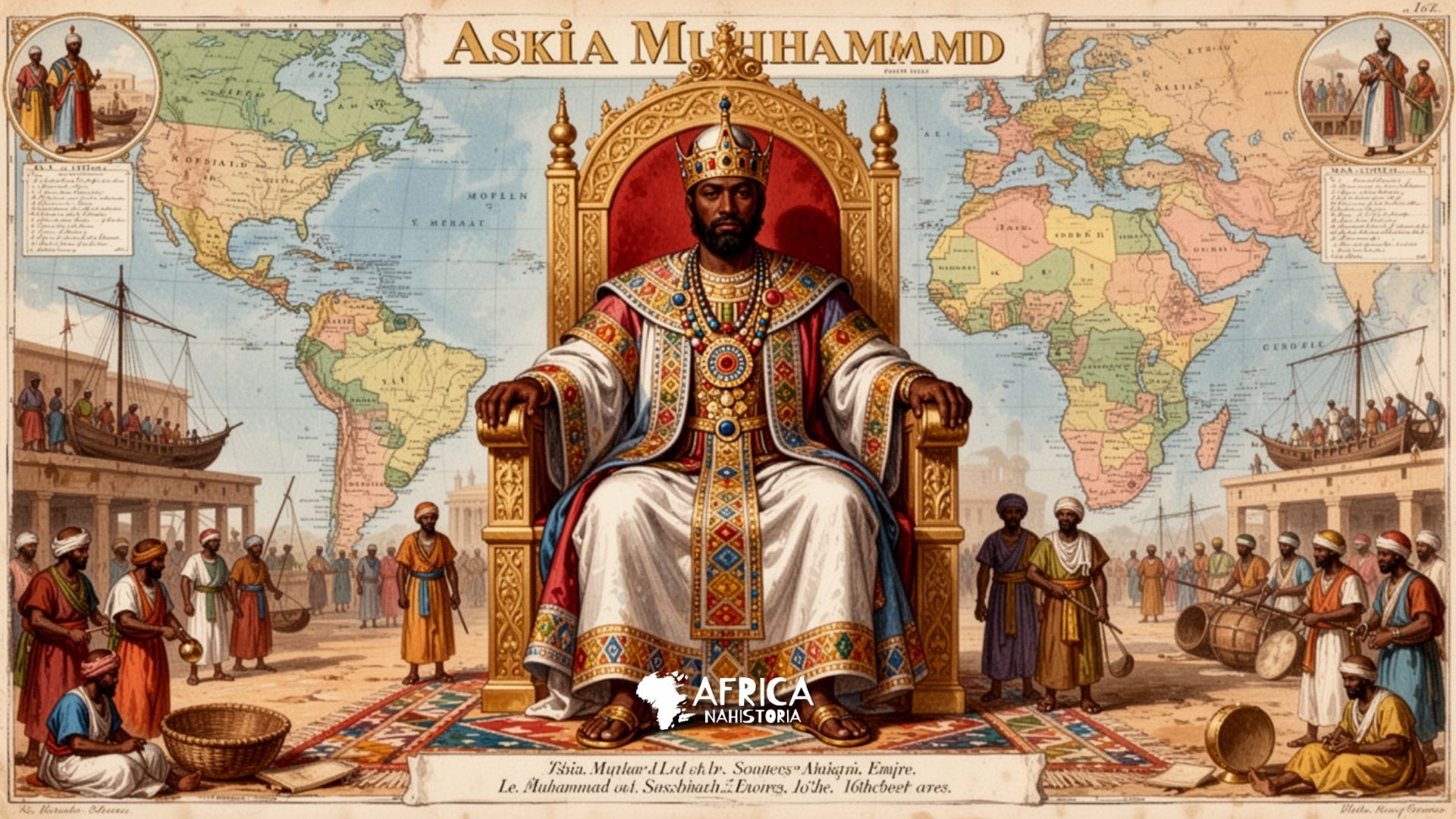 Askia Muhammad: Sua Linhagem Governou os Songhai, com Vários Sucessores entre 1528 e 1592