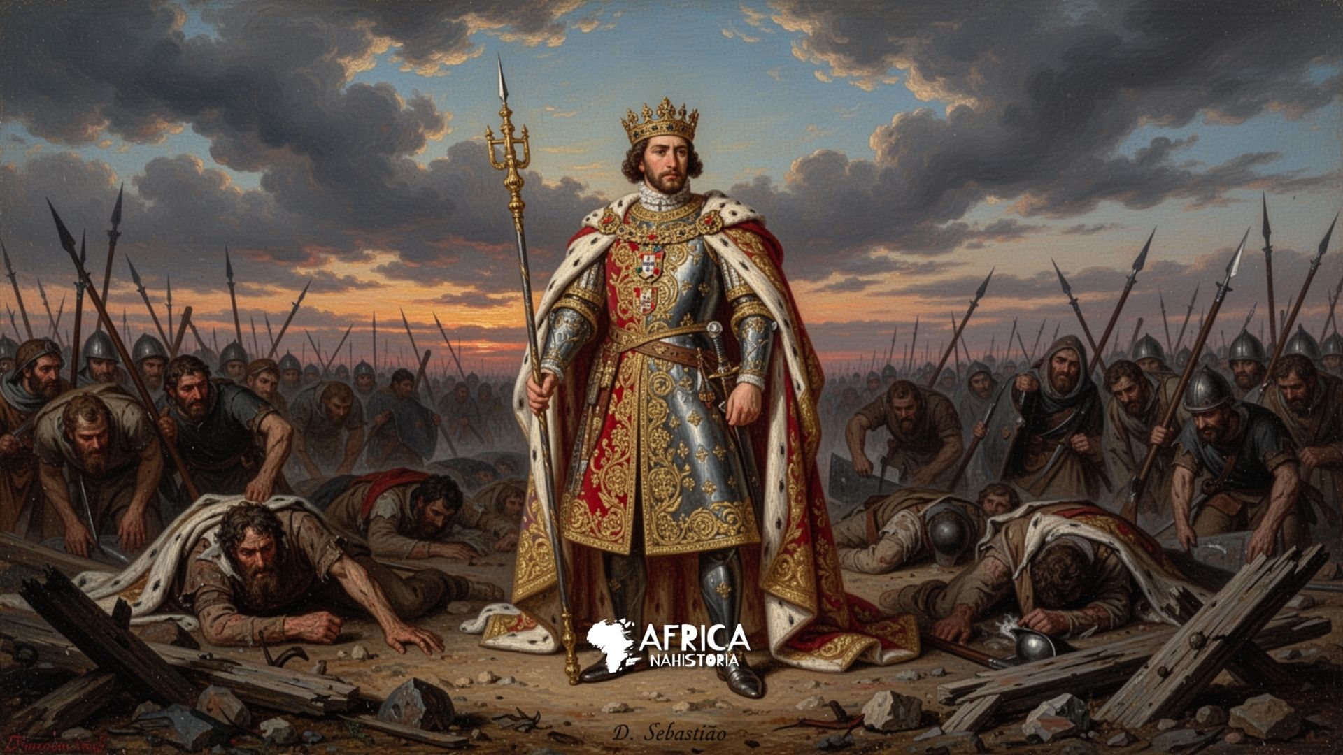 D. Sebastião: Rei de Portugal, cujo exército foi impedido de retornar após a Batalha de Wadi al-Makhazin