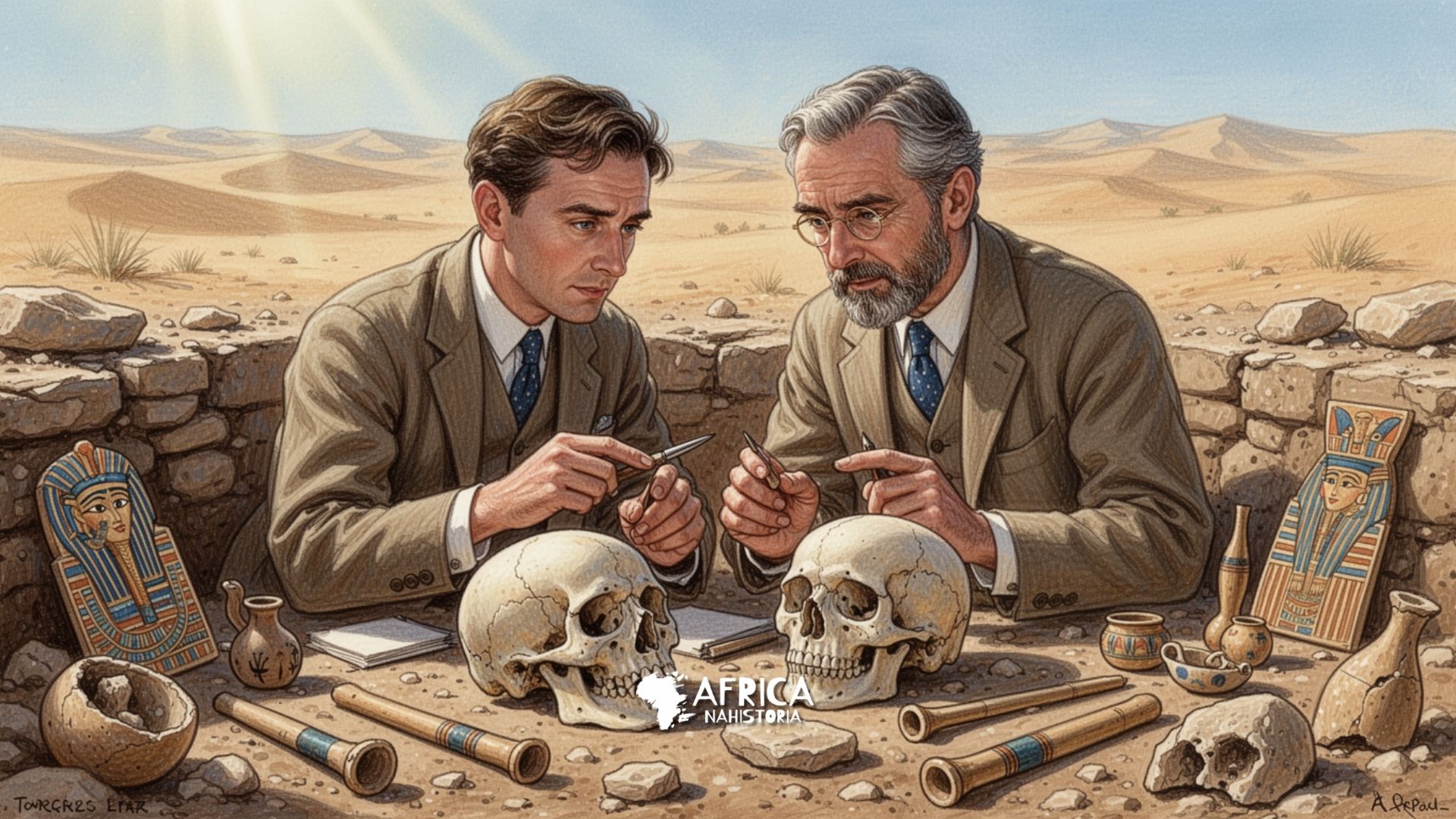 Thomson e Randall MacIver: Pesquisadores que Classificaram Crânios Pré-Dinásticos Egípcios