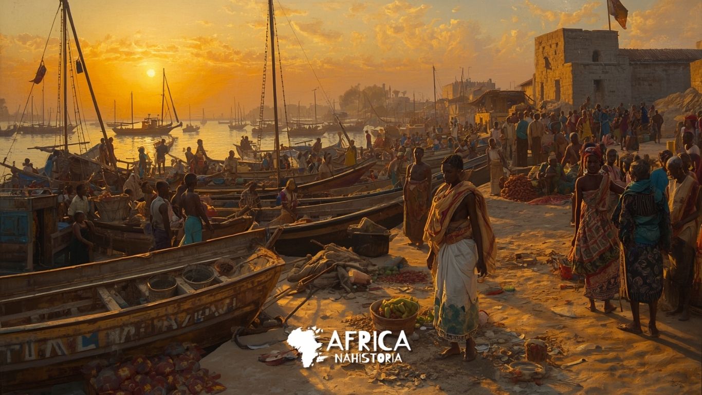 Attie (Atchi), Akan e Bron (Abron): Mercadores atraídos a Elmina