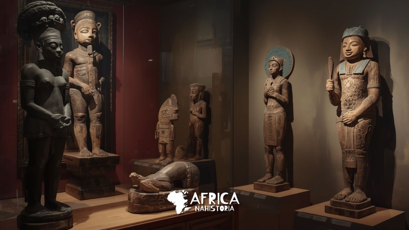 P. Allison: Mencionou relações entre esculturas de pedra do país ioruba e a arte clássica de Ife